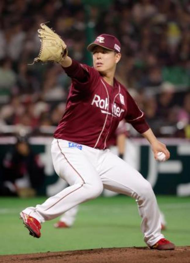 　ソフトバンク戦に先発した楽天・藤井＝みずほペイペイドーム