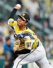 　巨人戦に先発した阪神・村上＝甲子園