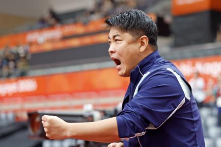 　愛知・名古屋アジア大会で卓球男子中国代表を率いた王皓監督＝９月（ＣＮＳ＝共同）