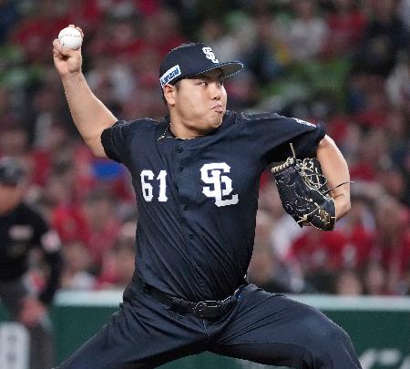 　広島戦に先発した西武・平良＝ベルーナドーム