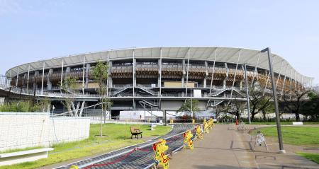 　アジア大会のメイン会場となるパロマ瑞穂スタジアム＝９月、名古屋市