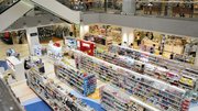南館１階のマーサスクエアの跡地に入ったイオンの化粧品売り場＝岐阜市正木中、マーサ２１