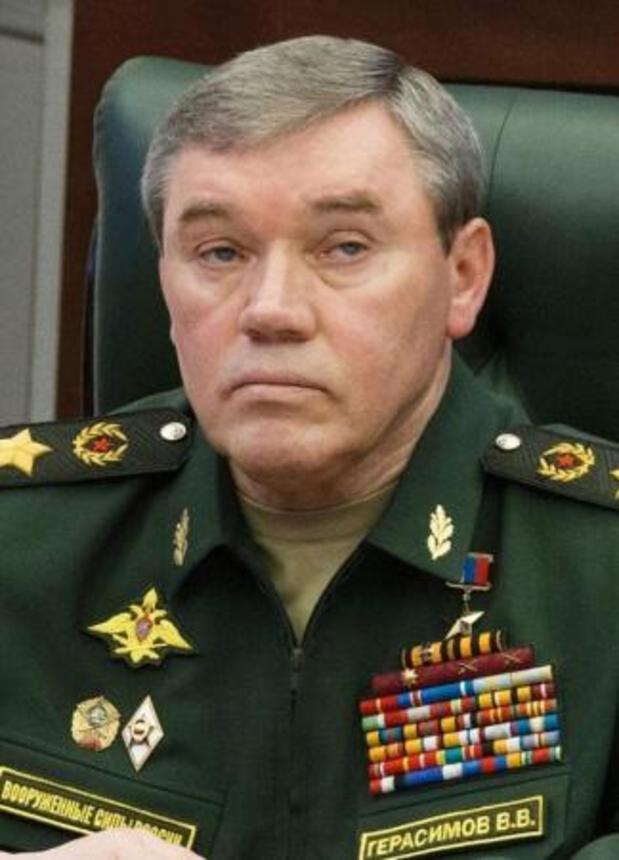 　ロシア軍のゲラシモフ参謀総長（タス＝共同）