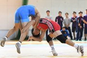 県高校新人大会のレスリング３