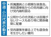 　中道・小川代表の動き