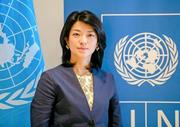 　ＵＮＤＰスリランカ常駐代表の久保田あずさ氏（ＵＮＤＰ提供・共同）