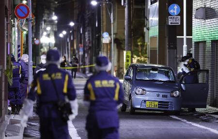 　事件の現場周辺＝１月、東京都台東区