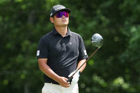 　５８位に後退した久常涼＝イリノイ州のＴＰＣディアラン（ゲッティ＝共同）