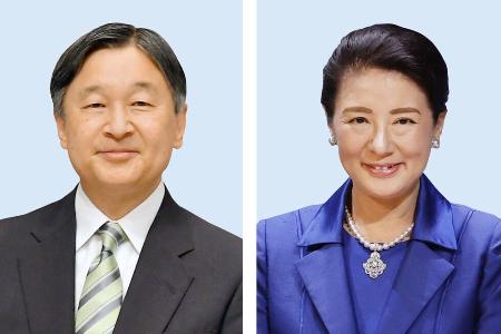 　天皇陛下、皇后さま