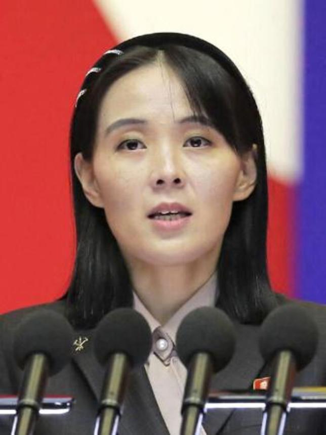 　北朝鮮の金与正朝鮮労働党副部長（朝鮮通信＝共同）