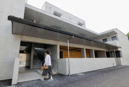 　入居が始まった、能登半島地震の被災地に初めて完成した災害公営住宅＝１日午後、石川県七尾市