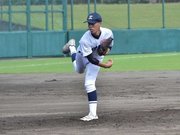 岐山×岐阜北＝先発した岐阜北の熊沢＝大野