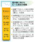 　夏本番に向けたビール各社の戦略