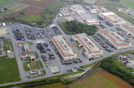 　陸上自衛隊宮古島駐屯地＝２０２３年、沖縄県宮古島市