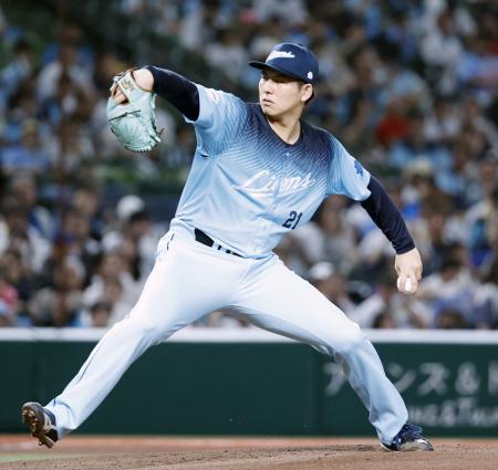 　オリックス戦に先発した西武・武内＝ベルーナドーム