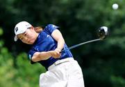　第１日、９アンダーで首位の佐藤心結＝仙台クラシックＧＣ