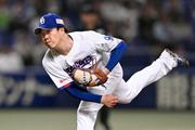 　ヤクルト戦に先発した中日・柳＝バンテリンドーム
