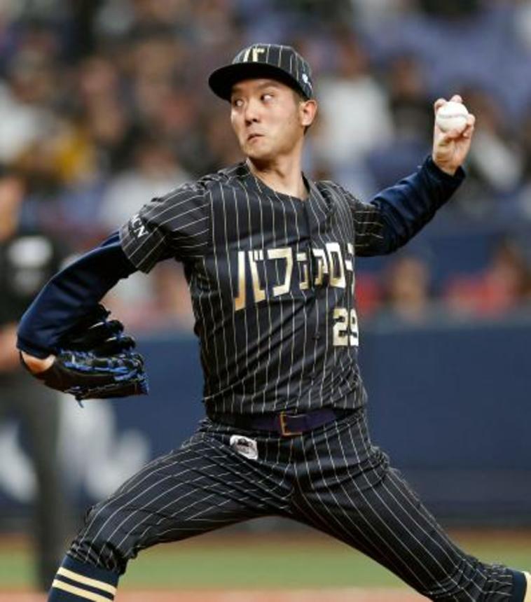 　ロッテ戦に先発したオリックス・田嶋＝京セラドーム