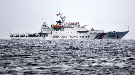 　中国海警局の船＝２０２４年４月