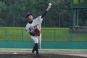 岐南工×岐阜総合＝先発する岐南工の森川＝プリニー