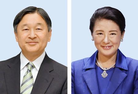 　天皇、皇后両陛下