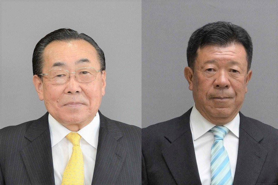 水野光二氏（左）、山田実三氏