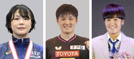 　藤波朱理、張本智和、後藤希友