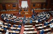 　議長の選挙が行われた参院本会議＝１日午前