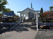 亡くなった入所者の遺骨など約３１００柱が納められている邑久光明園の納骨堂。昨年はコロナ禍に伴い、納骨堂を含む入所者地区への立ち入りが一時期、原則禁止となった＝昨年１０月（同園提供）