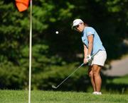 　最終ラウンド、通算１３アンダーで７位の畑岡奈紗＝ＴＰＣボストン（共同）