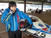 現役女子高校生ボートレーサーとしてデビューする石原凪紗さん＝愛知県蒲郡市、ボートレース蒲郡