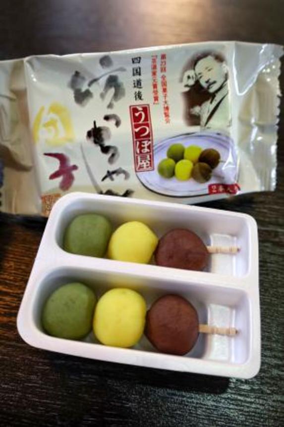 　松山市の菓子メーカー「うつぼ屋」の看板商品「坊っちゃん団子」