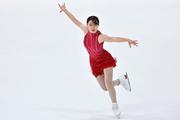　ジュニア女子フリー　演技する金沢純禾＝東京辰巳アイスアリーナ