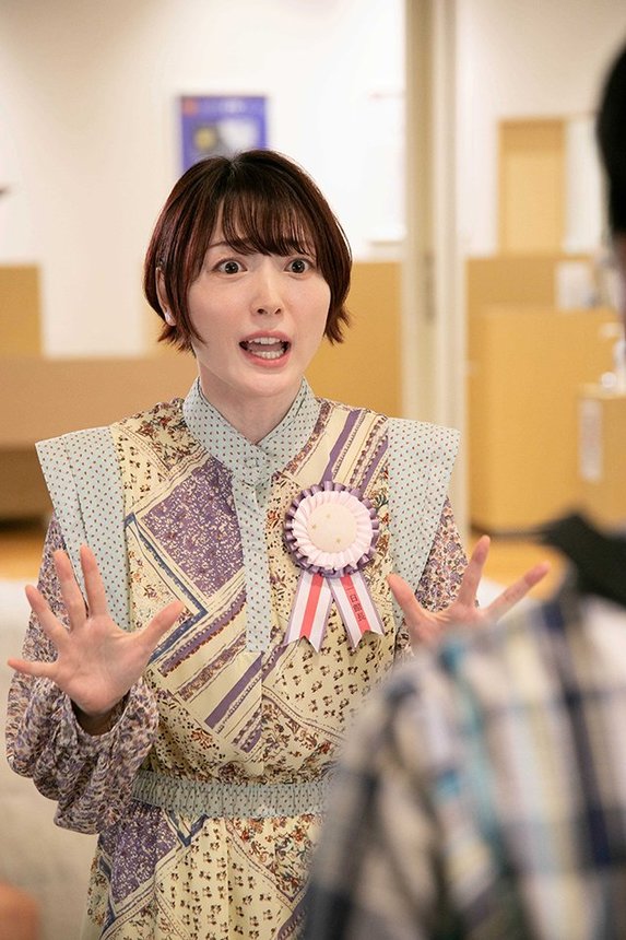 ドラマの主演を務める花澤香菜さん＝本巣市三橋、モレラ岐阜　©メ～テレ