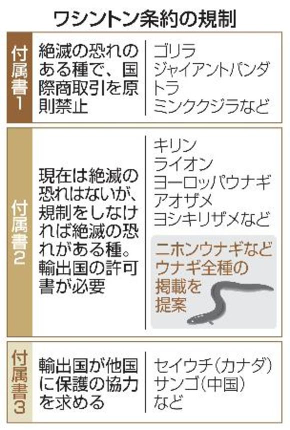 　ワシントン条約の規制
