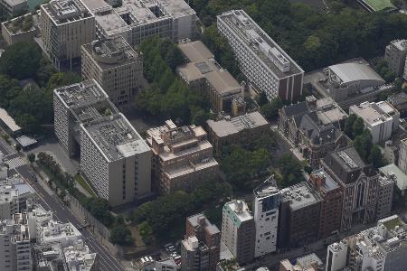 　慶応大の三田キャンパス＝東京都港区