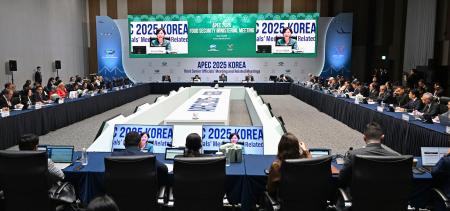 　ＡＰＥＣの食料安全保障担当相会合＝１０日午前、韓国・仁川