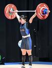 　女子５３キロ級　優勝した安部希美＝名古屋市吹上ホール