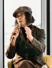 　トークイベントに登壇した辻仁成さん＝２４日午前、松江市