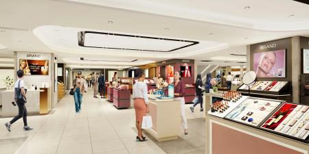 　７月にオープンする西武池袋本店の化粧品売り場のイメージ（そごう・西武提供）