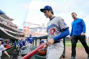 　レッズ戦の４回途中、降板するドジャース・大谷＝シンシナティ（共同）