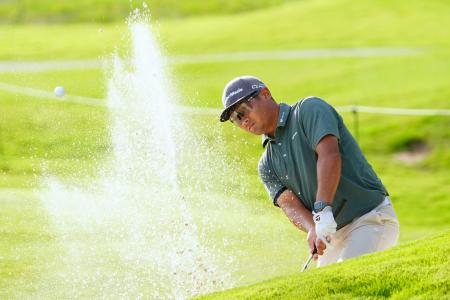 　第１ラウンド、１アンダーで２６位の久常涼＝ＴＰＣサウスウインド（共同）