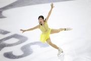 　フィギュアＧＰフランス大会、フリーで演技する中井亜美＝２４日、アンジェ（ロイター＝共同）