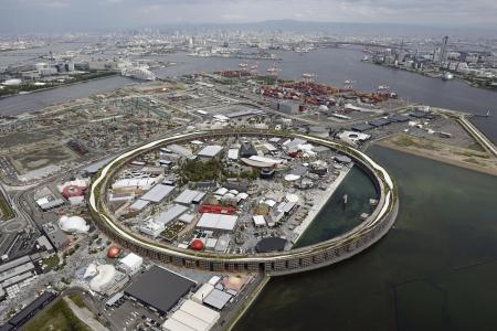 　大阪・関西万博会場＝大阪市此花区の夢洲