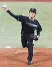 　５回から２番手で登板した日本ハム・北山＝エスコンフィールド