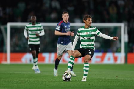 　フル出場した守田英正＝７日（ゲッティ＝共同）