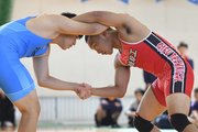 県高校新人大会のレスリング２