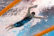 　世界水泳、競泳予選の女子５０ｍバタフライに臨む池江璃花子＝１日、シンガポール（ＡＰ＝共同）
