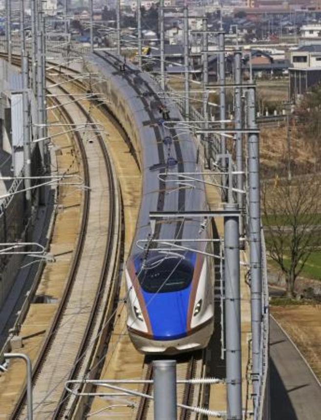 　北陸新幹線＝福井市内