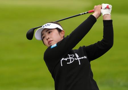 　最終ラウンド、通算８アンダーで１０位の山下美夢有＝ダンドナルド・リンクス（共同）